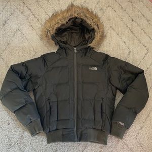 Northface 550 Down Puffer Jacket with Fur Hood